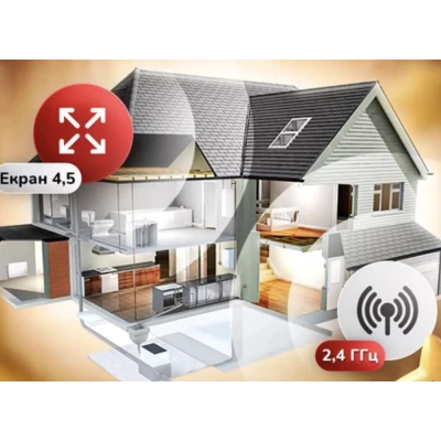 Baby Monitor Video 4.5 inch Q A009 Andowl Camera Supraveghere Bebelusi cu ecran HD si functii smart