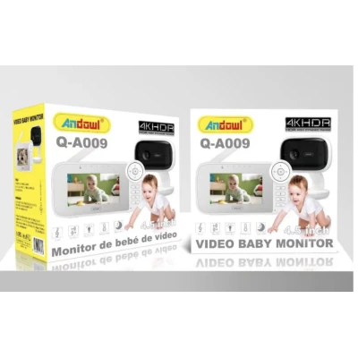 Baby Monitor Video 4.5 inch Q A009 Andowl Camera Supraveghere Bebelusi cu ecran HD si functii smart