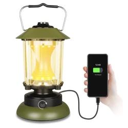 Lampa camping tip felinar LED ZD261 USB cu 3 moduri iluminare