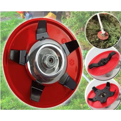 Disc motocoasa 5 lame protectie pentru sapat plivit tuns iarba diametru gaura ax 25mm