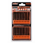 Set biti hexagonali 20 piese HORUSDY S2 magnetici metric si inch pentru bormasina/surubelnita