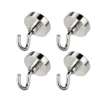 Set 4 carlige magnetice HORUSDY 35 mm 8 lbs suport metalic cu prindere puternica