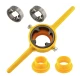 Set de filetare tevi PVC dimensiuni 1/2 si 3/4 si 1 