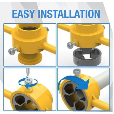 Set de filetare tevi PVC dimensiuni 1/2 si 3/4 si 1 