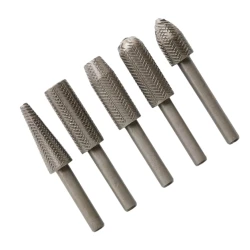 Set 5 pile rotative aliaj de otel 6 mm pentru lemn si plastic