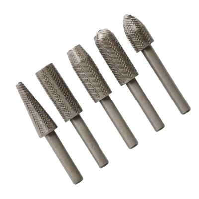 Set 5 pile rotative aliaj de otel 6 mm pentru lemn si plastic