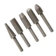Set 5 pile rotative aliaj de otel 6 mm pentru lemn si plastic