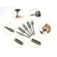Set 5 pile rotative aliaj de otel 6 mm pentru lemn si plastic