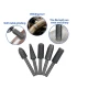 Set 5 pile rotative aliaj de otel 6 mm pentru lemn si plastic