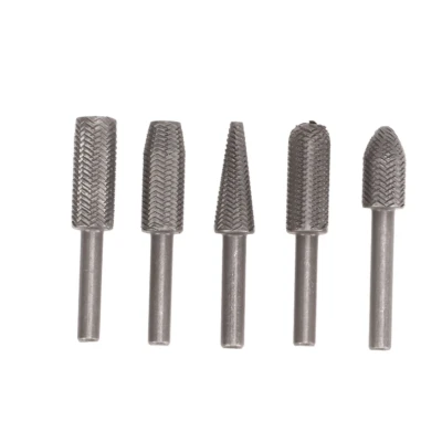 Set 5 pile rotative aliaj de otel 6 mm pentru lemn si plastic
