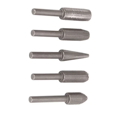 Set 5 pile rotative aliaj de otel 6 mm pentru lemn si plastic
