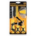 Set surubelnite multifunctionale 21 piese FREFOX biti imbusuri si accesorii incluse