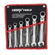 Set chei fixe cu clichet si cap flexibil DISEN TOOLS 6 piese 10/19 mm otel