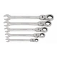 Set 5 chei inelare articulate cu clichet profesionale