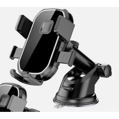 Suport auto telefon universal cu prindere pe parbriz/bord cu ventuza brat reglabil