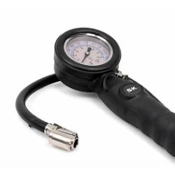 Pistol manometru presiune roti cu furtun masurare PSI/Bar pentru compresor aer