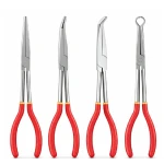 Set 4 clesti lungi pentru sigurante si acces greu drepti si inclinati tip portofel