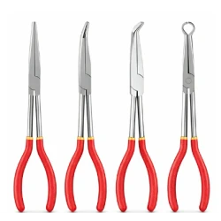 Set 4 clesti lungi pentru sigurante si acces greu drepti si inclinati tip portofel