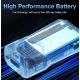 Compresor auto portabil tip robot pornire (Jump Starter) Power Bank 6000mAh Pompa Digitala 150 PSI si Lanterna