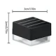 Set 12 Lampi solare LED pentru gradina Cap Patrat cu picior 30cm