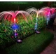 Set 2 Lampi solare LED Multicolor tip PALMIER iluminare decorativa gradina