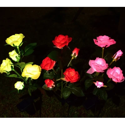 UB Lampa solara LED tip TRANDAFIR pentru gradina iluminare decorativa exterior