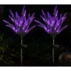 Set 2 Lampi solare LED tip LAVANDA pentru gradina iluminare decorativa exterior