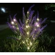 Set 2 Lampi solare LED tip LAVANDA pentru gradina iluminare decorativa exterior