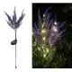Set 2 Lampi solare LED tip LAVANDA pentru gradina iluminare decorativa exterior