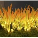 Set 2 Lampi solare LED tip SPICE DE GRAU pentru gradina iluminare decorativa exterior