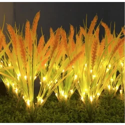 Set 2 Lampi solare LED tip SPICE DE GRAU pentru gradina iluminare decorativa exterior
