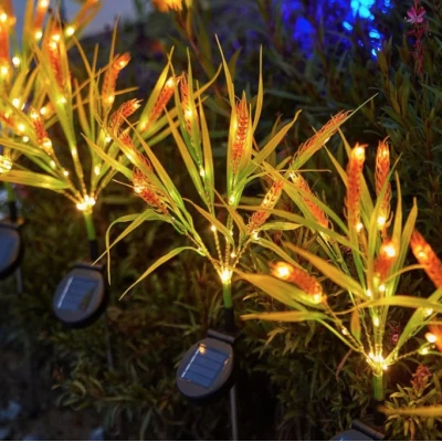 Set 2 Lampi solare LED tip SPICE DE GRAU pentru gradina iluminare decorativa exterior