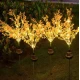 Set 2 Lampi solare LED tip FLORI DE RAPITA pentru gradina iluminare decorativa exterior