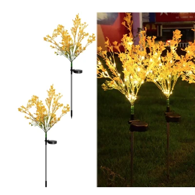 Set 2 Lampi solare LED tip FLORI DE RAPITA pentru gradina iluminare decorativa exterior