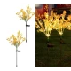 Set 2 Lampi solare LED tip FLORI DE RAPITA pentru gradina iluminare decorativa exterior