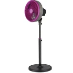 Ventilator de podea FS 25H de 10 inch culoare violet 3 trepte de viteza