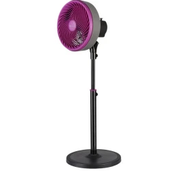 Ventilator de podea FS 25H de 10 inch culoare violet 3 trepte de viteza