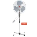 Ventilator cu Picior 16 inch FS 1608RC cu telecomanda oscilant 3 Trepte de Viteza Reglabil pe inaltime