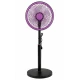 Ventilator de podea FS 25H de 10 inch culoare violet 3 trepte de viteza
