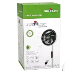 Ventilator cu picior Air Circulation design modern control digital alb negru FS 1683HR de 60W