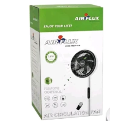 Ventilator cu picior Air Circulation design modern control digital alb negru FS 1683HR de 60W
