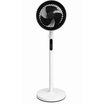 Ventilator cu picior Air Circulation design modern control digital alb negru FS 1683HR de 60W