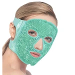Masca terapeutica ochi/fata tip gel incalzire/racire Verde