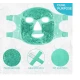 Masca terapeutica ochi/fata tip gel incalzire/racire Verde