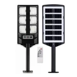 Lampa stradala LED solara cu panou fotovoltaic telecomanda 100W cu 6 casete