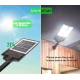Lampa stradala LED solara cu panou fotovoltaic telecomanda 100W cu 6 casete