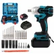 Trusa Pistol de impact electric cu 2 acumulatori si accesorii incluse