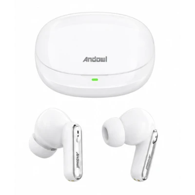 Casti wireless Bluetooth Andowl Q BQ11 cu touch control carcasa de incarcare sunet stereo