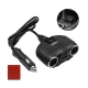 Splitter priza auto Andowl Q CA55 cu 2 mufe bricheta + 2xUSB 120W cu intrerupator 12V/24V