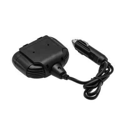 Splitter priza auto Andowl Q CA55 cu 2 mufe bricheta + 2xUSB 120W cu intrerupator 12V/24V